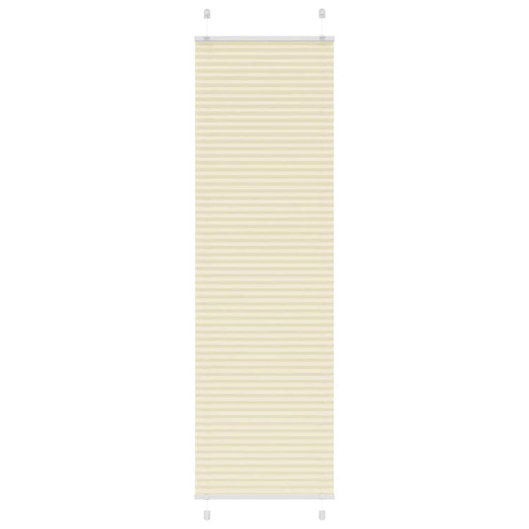 Vidaxx Plissee-Rollo 55x200 cm Stoffbreite 54,4 cm Polyester Creme