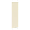 Vidaxx Plissee-Rollo 55x200 cm Stoffbreite 54,4 cm Polyester Creme