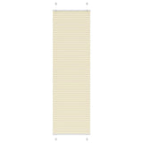 Vidaxx Plissee-Rollo 60x200 cm Stoffbreite 59,4 cm Polyester Creme - afbeelding 2