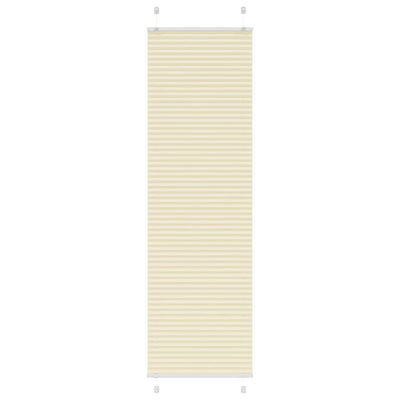 Vidaxx Plissee-Rollo 60x200 cm Stoffbreite 59,4 cm Polyester Creme