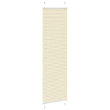 Vidaxx Plissee-Rollo 60x200 cm Stoffbreite 59,4 cm Polyester Creme - afbeelding 3
