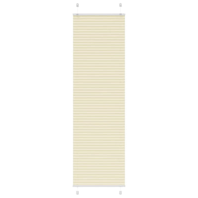 Vidaxx Plissee-Rollo 65x200 cm Stoffbreite 64,4 cm Polyester Creme