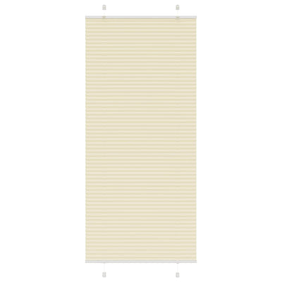Vidaxx Plissee-Rollo 85x200 cm Stoffbreite 84,4 cm Polyester Creme