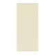 Vidaxx Plissee-Rollo 85x200 cm Stoffbreite 84,4 cm Polyester Creme