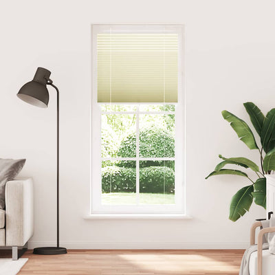 Vidaxx Plissee-Rollo 85x200 cm Stoffbreite 84,4 cm Polyester Creme