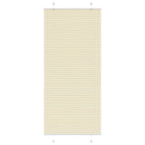 Vidaxx Plissee-Rollo 90x200 cm Stoffbreite 89,4 cm Polyester Creme - afbeelding 2