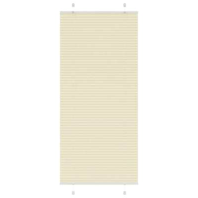 Vidaxx Plissee-Rollo 90x200 cm Stoffbreite 89,4 cm Polyester Creme
