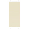 Vidaxx Plissee-Rollo 95x200 cm Stoffbreite 94,4 cm Polyester Creme