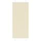 Vidaxx Plissee-Rollo 95x200 cm Stoffbreite 94,4 cm Polyester Creme