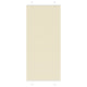 Vidaxx Plissee-Rollo 100x200 cm Stoffbreite 99,4 cm Polyester Creme