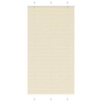 Vidaxx Plissee-Rollo 105x200cm Stoffbreite 104,4cm Polyester Creme