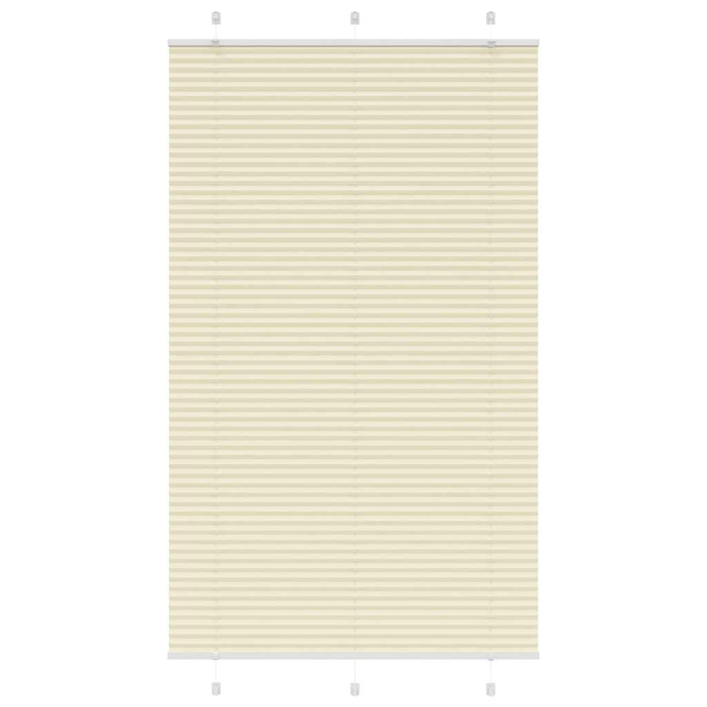 Vidaxx Plissee-Rollo 120x200cm Stoffbreite 119,4cm Polyester Creme