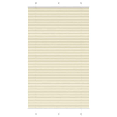 Vidaxx Plissee-Rollo 120x200cm Stoffbreite 119,4cm Polyester Creme