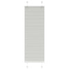 Vidaxx Plissee-Rollo 40x100 cm Stoffbreite 39,4 cm Hellgrau