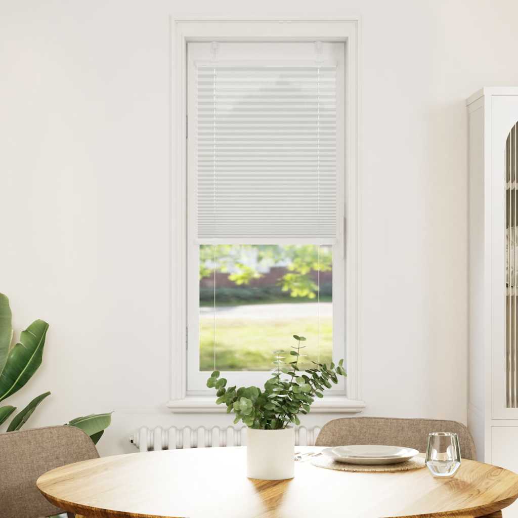 Vidaxx Plissee-Rollo 45x100 cm Stoffbreite 44,4 cm Hellgrau