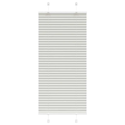 Vidaxx Plissee-Rollo 55x100 cm Stoffbreite 54,4 cm Hellgrau