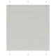Vidaxx Plissee-Rollo 120x150 cm Stoffbreite 119,4 cm Polyester