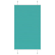 Vidaxx Plissee-Rollo 70x100 cm Stoffbreite 69,4 cm Petrolgrün - afbeelding 1