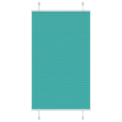 Vidaxx Plissee-Rollo 70x100 cm Stoffbreite 69,4 cm Petrolgrün