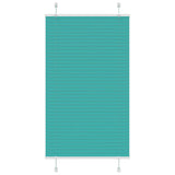 Vidaxx Plissee-Rollo 80x100 cm Stoffbreite 79,4 cm Petrolgrün - afbeelding 2