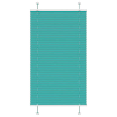 Vidaxx Plissee-Rollo 80x100 cm Stoffbreite 79,4 cm Petrolgrün