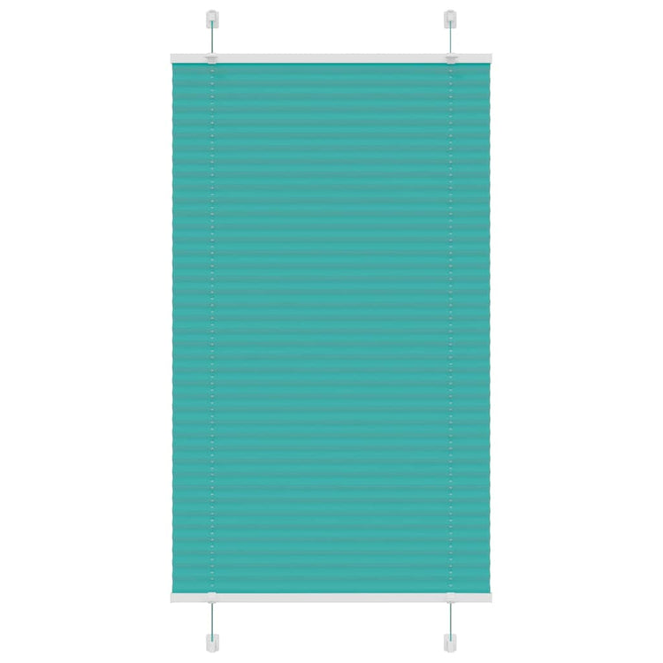 Vidaxx Plissee-Rollo 80x100 cm Stoffbreite 79,4 cm Petrolgrün