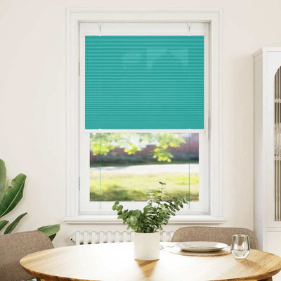 Vidaxx Plissee-Rollo 80x100 cm Stoffbreite 79,4 cm Petrolgrün