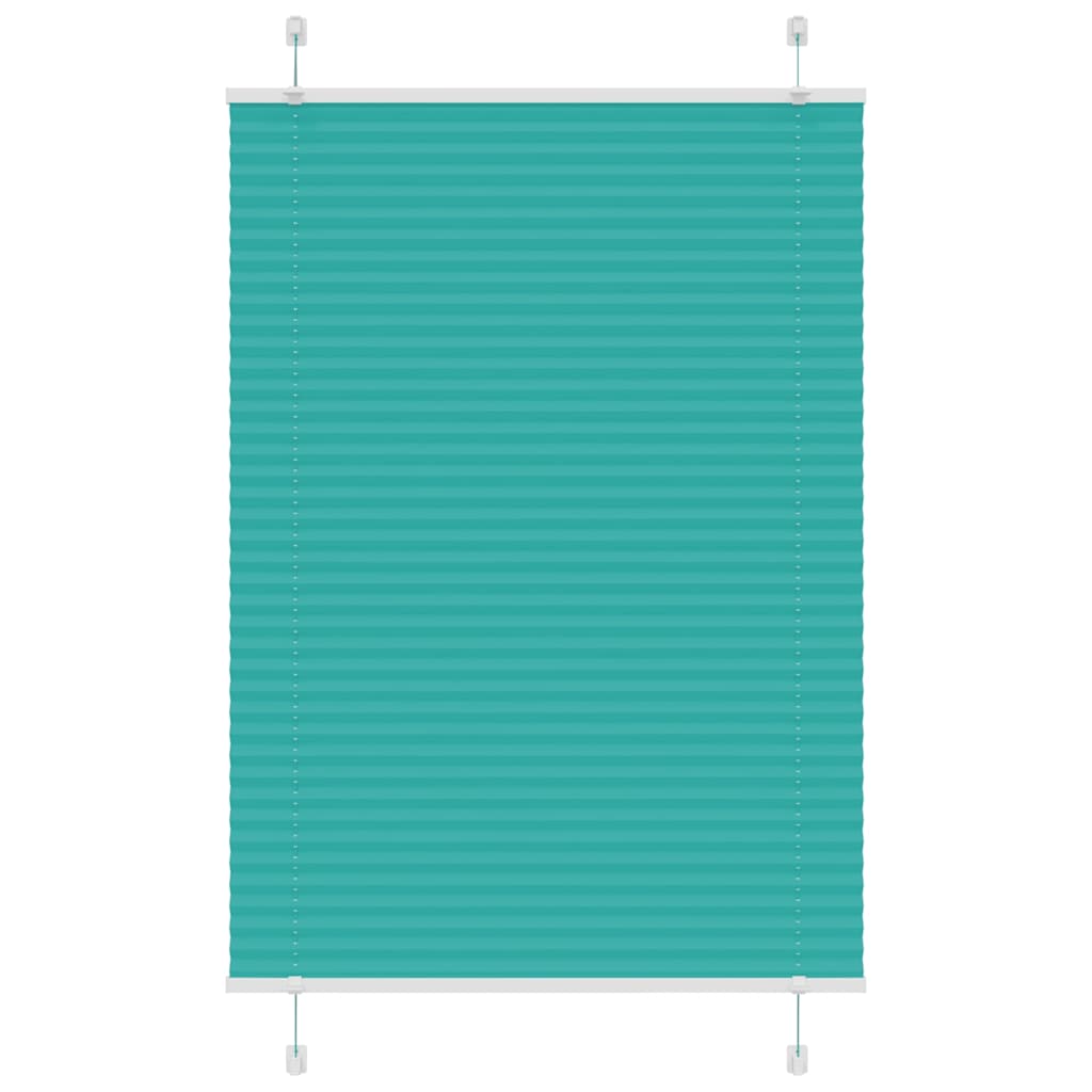Vidaxx Plissee-Rollo 85x100 cm Stoffbreite 84,4 cm Petrolgrün
