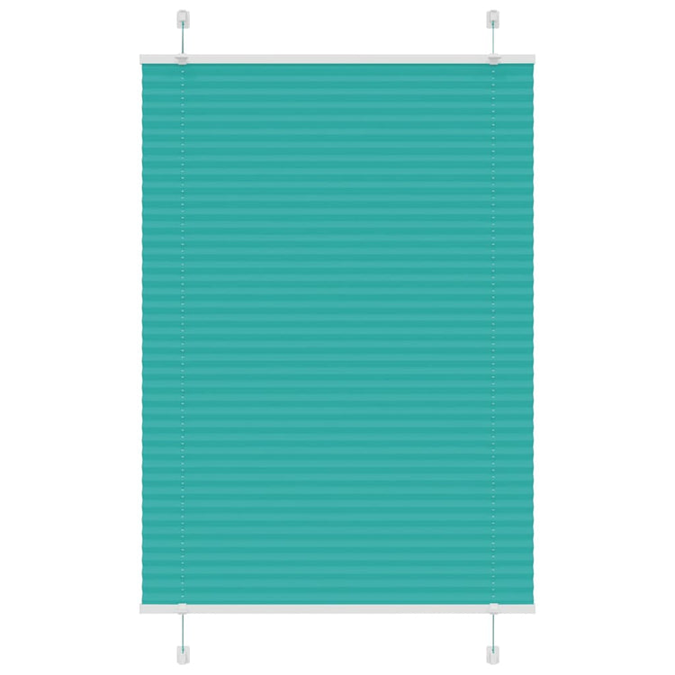 Vidaxx Plissee-Rollo 90x100 cm Stoffbreite 89,4 cm Petrolgrün