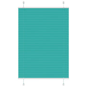 Vidaxx Plissee-Rollo 90x100 cm Stoffbreite 89,4 cm Petrolgrün - afbeelding 1