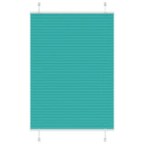 Vidaxx Plissee-Rollo 95x100 cm Stoffbreite 94,4 cm Petrolgrün - afbeelding 2