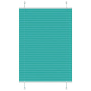 Vidaxx Plissee-Rollo 95x100 cm Stoffbreite 94,4 cm Petrolgrün - afbeelding 1