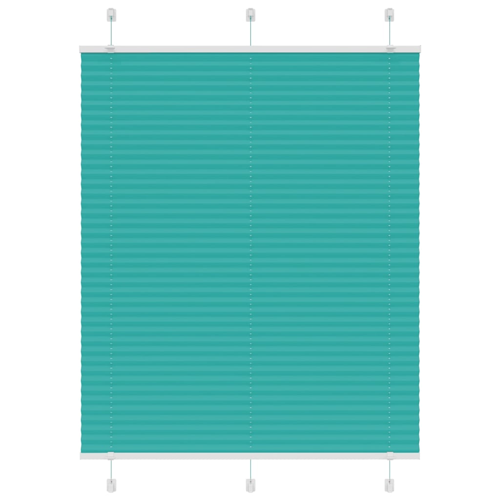 Vidaxx Plissee-Rollo 105x100 cm Stoffbreite 104,4 cm Petrolgrün