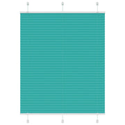 Vidaxx Plissee-Rollo 105x100 cm Stoffbreite 104,4 cm Petrolgrün - afbeelding 1