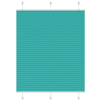 Vidaxx Plissee-Rollo 110x100 cm Stoffbreite 109,4 cm Petrolgrün