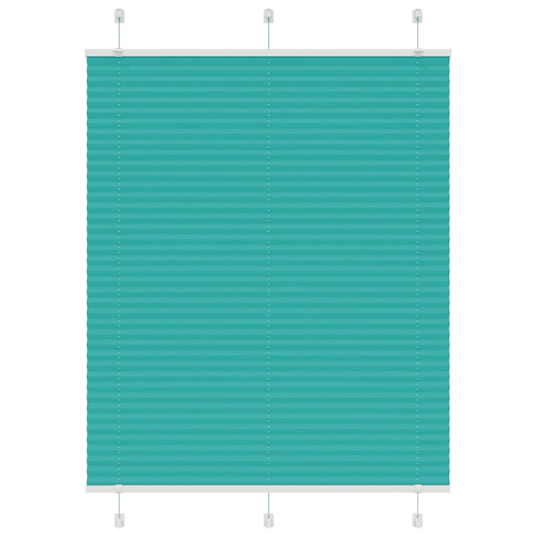 Vidaxx Plissee-Rollo 110x100 cm Stoffbreite 109,4 cm Petrolgrün