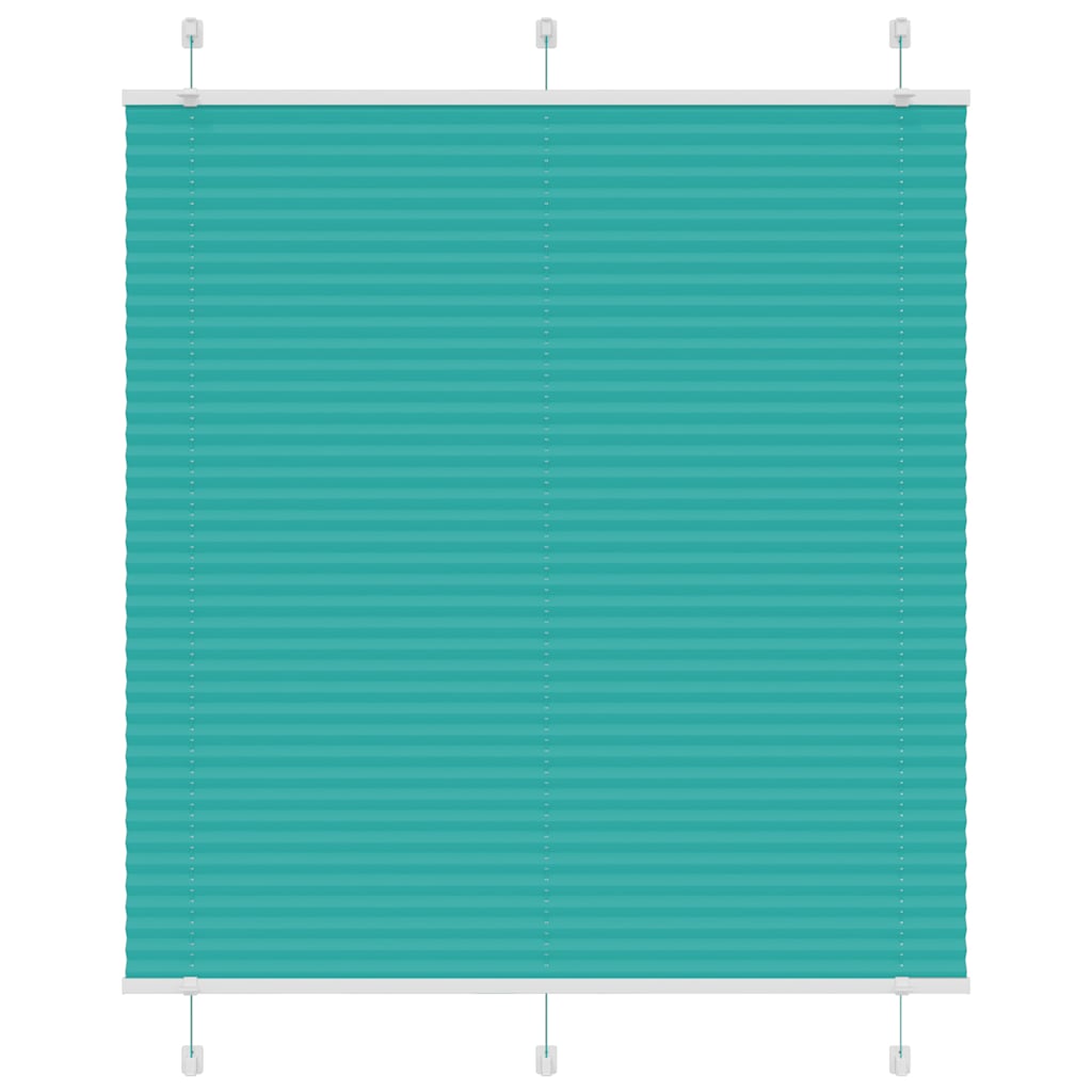 Vidaxx Plissee-Rollo 115x100cm Stoffbreite 114,4cm Petrolgrün