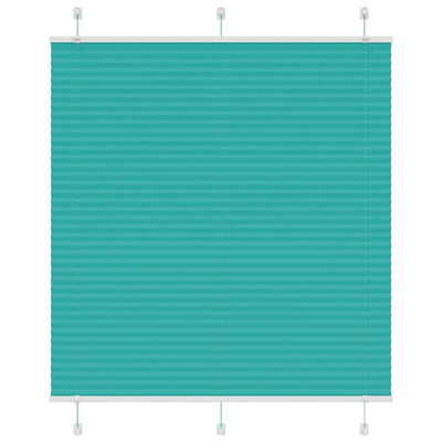 Vidaxx Plissee-Rollo 115x100cm Stoffbreite 114,4cm Petrolgrün