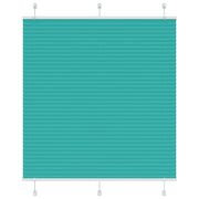 Vidaxx Plissee-Rollo 120x100cm Stoffbreite 119,4cm Petrolgrün - afbeelding 1