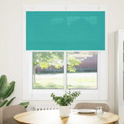 Vidaxx Plissee-Rollo 120x100cm Stoffbreite 119,4cm Petrolgrün - afbeelding 2