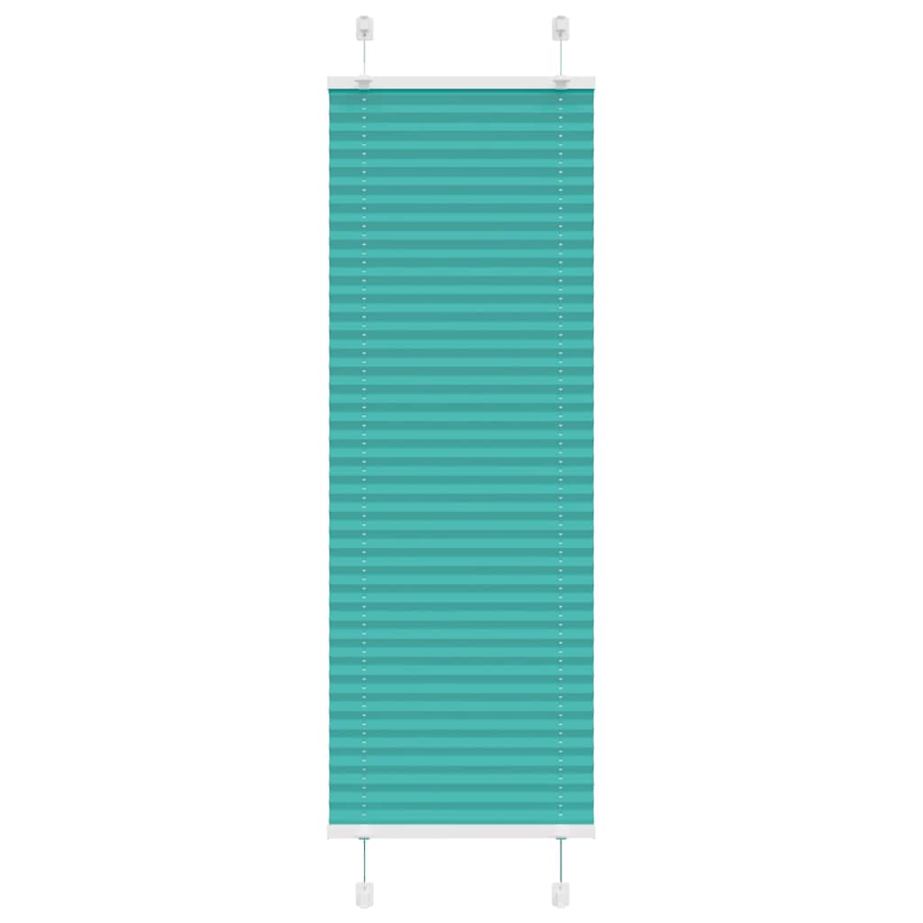Vidaxx Plissee-Rollo 40x150 cm Stoffbreite 39,4 cm Petrolgrün