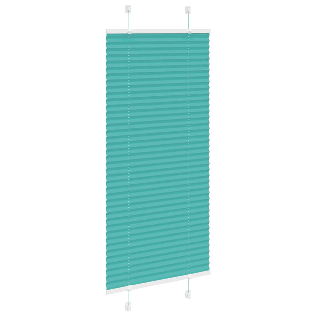 Vidaxx Plissee-Rollo 60x150 cm Stoffbreite 59,4 cm Petrolgrün