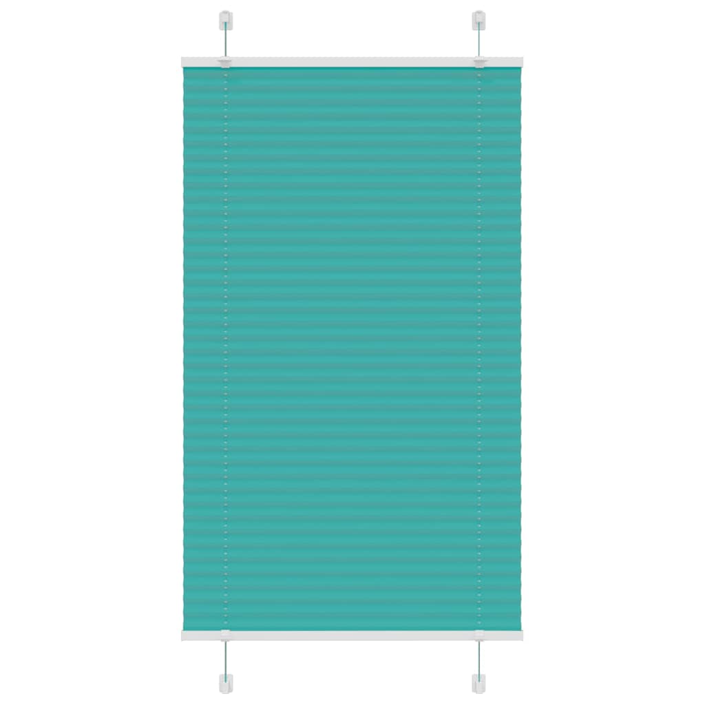 Vidaxx Plissee-Rollo 75x150 cm Stoffbreite 74,4 cm Petrolgrün