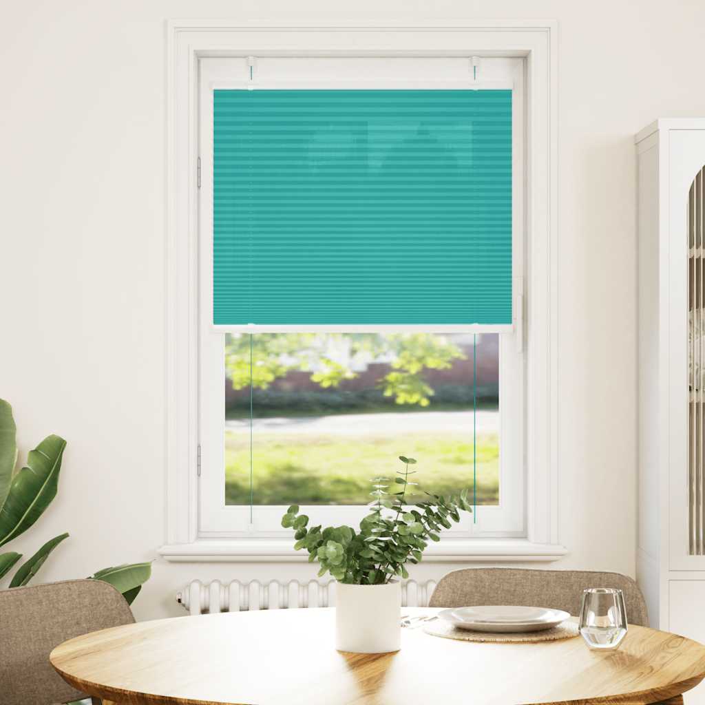 Vidaxx Plissee-Rollo 75x150 cm Stoffbreite 74,4 cm Petrolgrün
