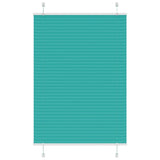Vidaxx Plissee-Rollo 85x150 cm Stoffbreite 84,4 cm Petrolgrün - afbeelding 2