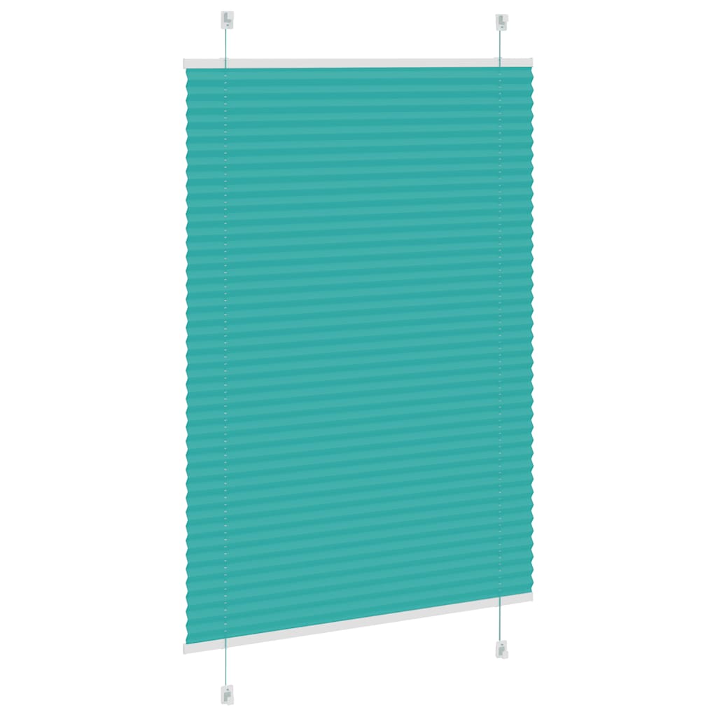 Vidaxx Plissee-Rollo 85x150 cm Stoffbreite 84,4 cm Petrolgrün