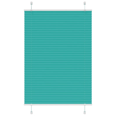 Vidaxx Plissee-Rollo 90x150 cm Stoffbreite 89,4 cm Petrolgrün