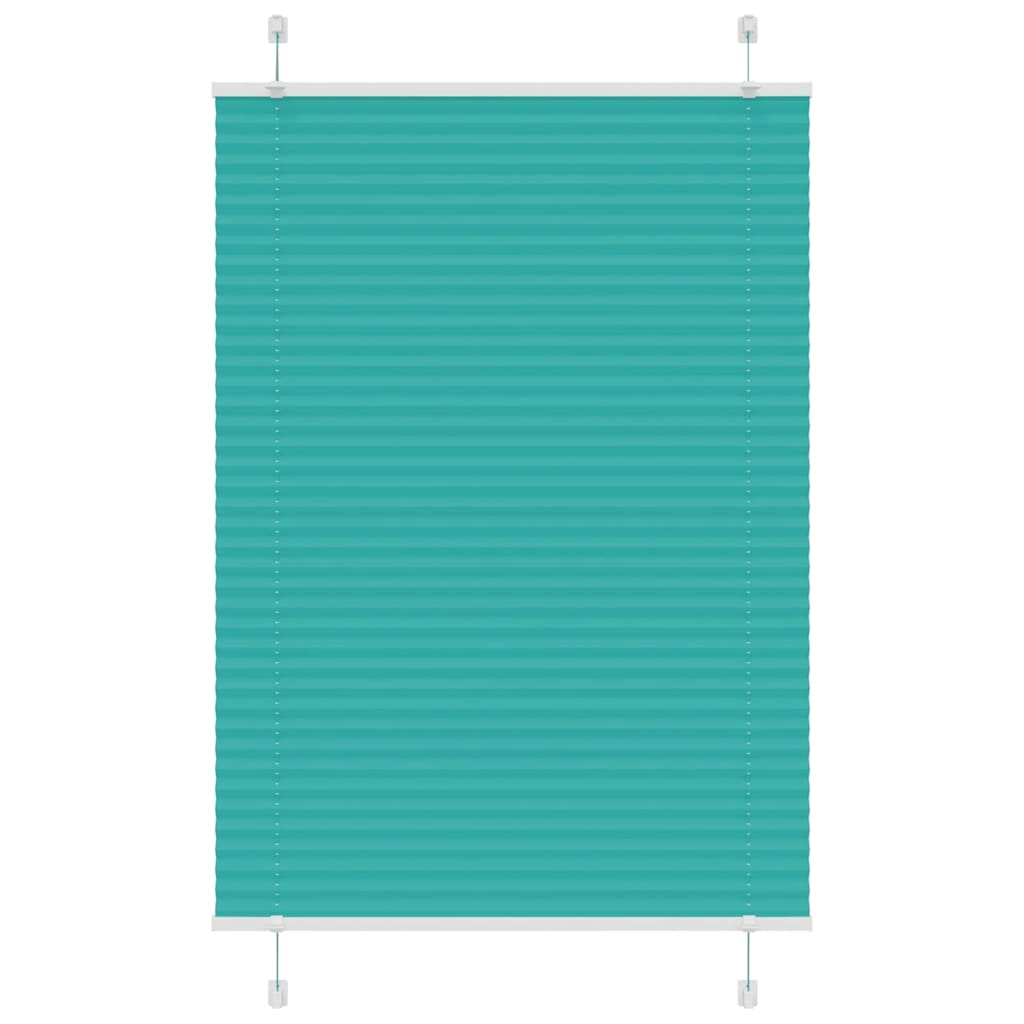 Vidaxx Plissee-Rollo 100x150 cm Stoffbreite 99,4 cm Petrolgrün