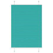 Vidaxx Plissee-Rollo 100x150 cm Stoffbreite 99,4 cm Petrolgrün - afbeelding 1