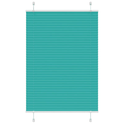 Vidaxx Plissee-Rollo 100x150 cm Stoffbreite 99,4 cm Petrolgrün